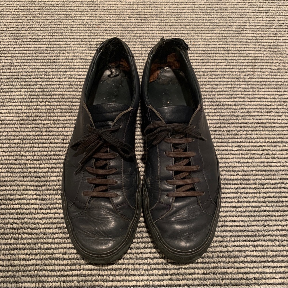 navy blue Common projects